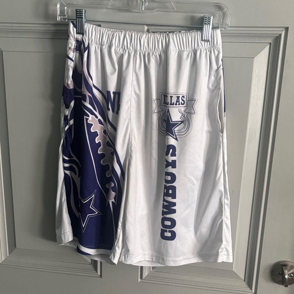 NFL White and Purple Athletic Shorts